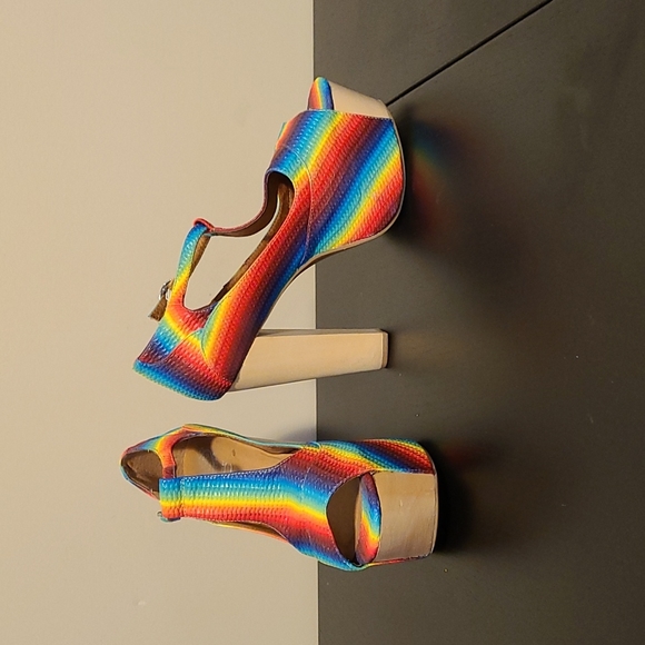 Jeffrey Campbell Shoes - 🔮 Jeffrey Campbell Havana Last Handmade Colorful Platform Heel